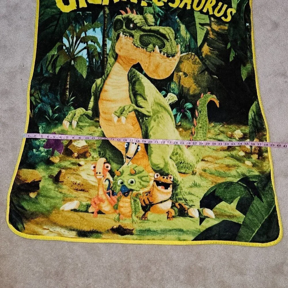Gigantosaurus Fleece Blanket Throw 40x50 Disney 2020 Giganto Rocky Tiny Mazu